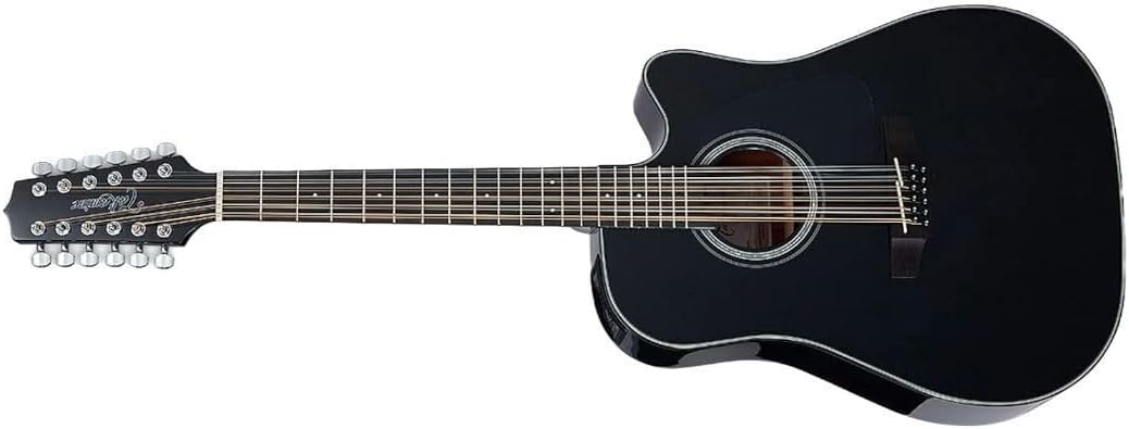 Takamine GD30CE-12 12-string Acoustic-electric Guitar - Black — view 2