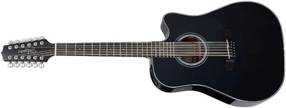 Takamine GD30CE-12 12-string Acoustic-electric Guitar - Black — view 2
