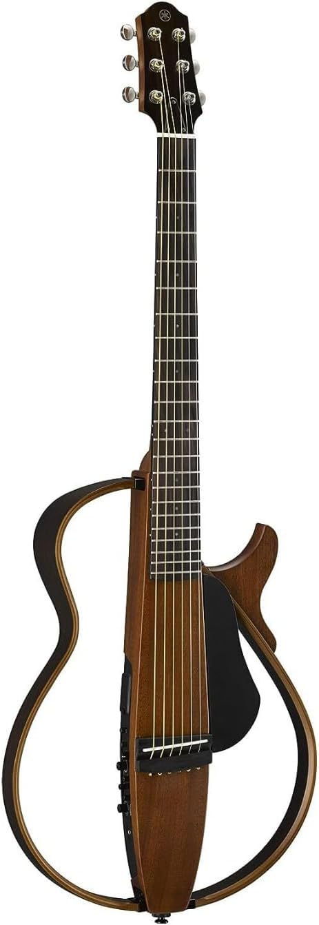 Yamaha SLG200S NT Steel String Silent Guitar with Hard Gig Bag, Natural — view 8