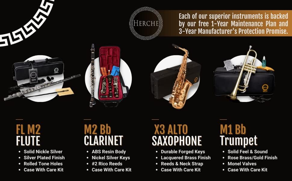 Saxophone Herche Superior Alto Saxophone X3 — view 9