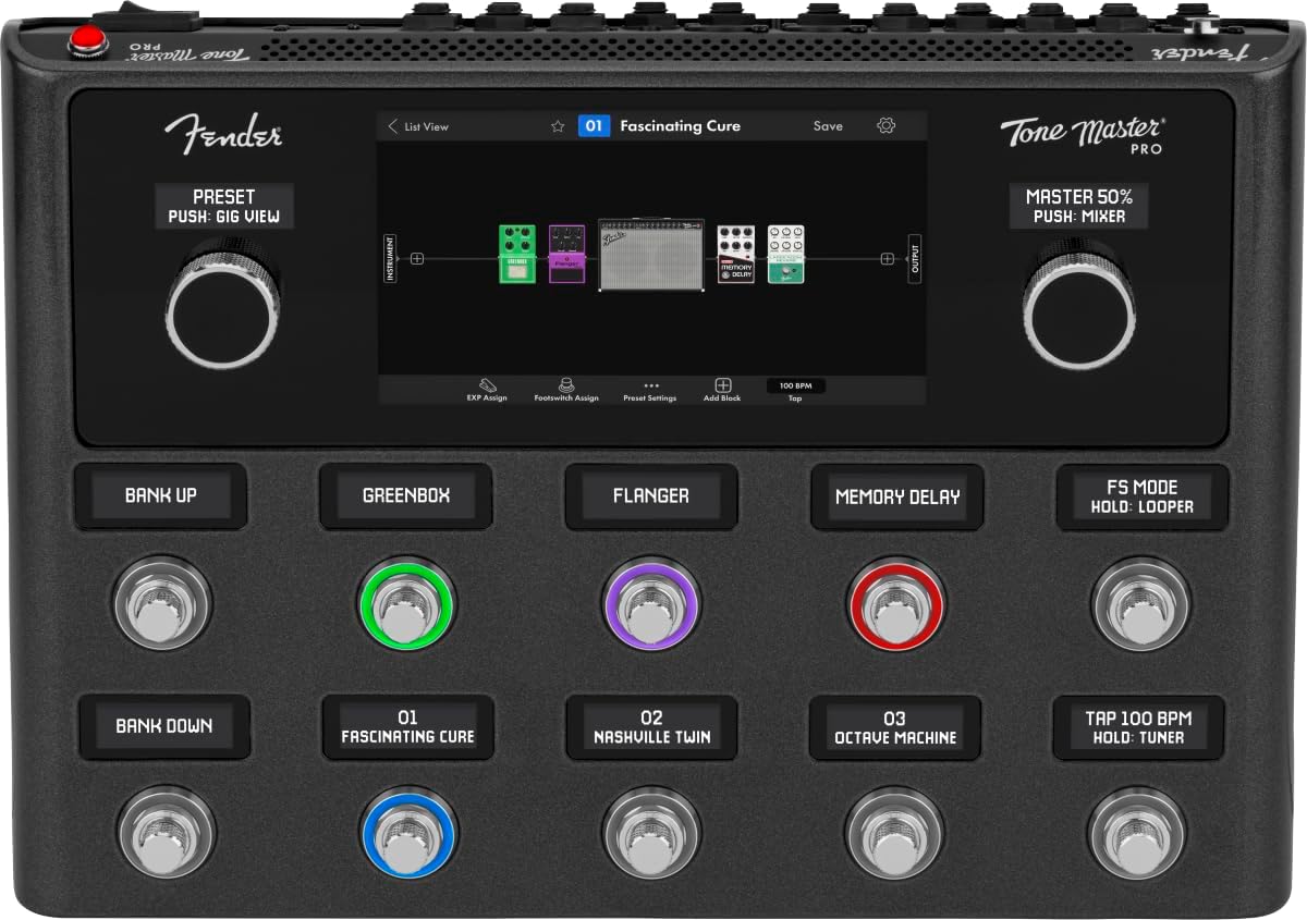 Fender Tone Master Pro Multi-effects Guitar Workstation