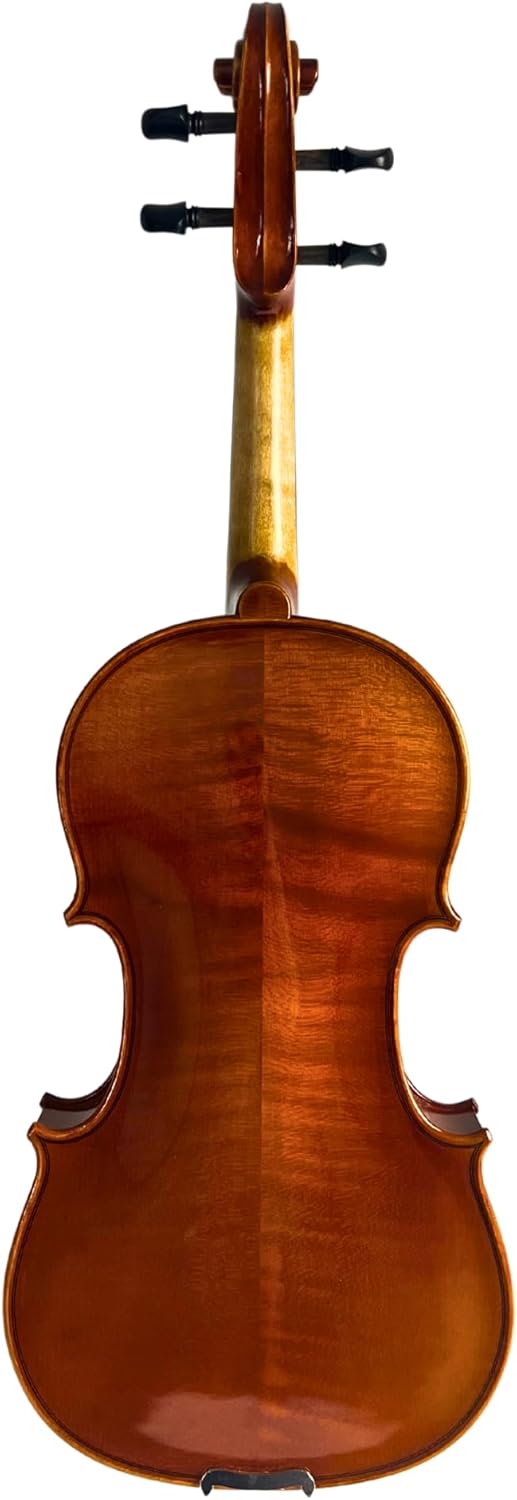 Antonio Giuliani Primo Violin Full Size (4/4) Bundle By Kennedy Violins - Carrying Case and Accessories Included - Solid Maple Wood and Ebony Fittings — view 4