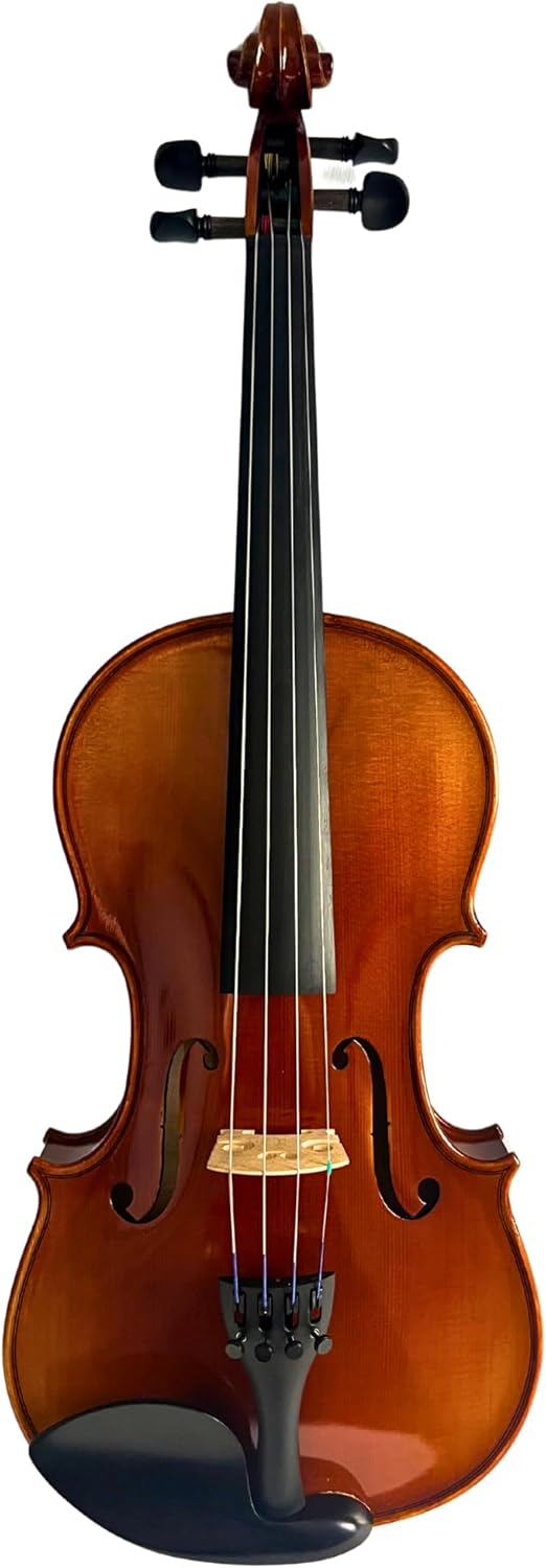 Antonio Giuliani Primo Violin Full Size (4/4) Bundle By Kennedy Violins - Carrying Case and Accessories Included - Solid Maple Wood and Ebony Fittings — view 3