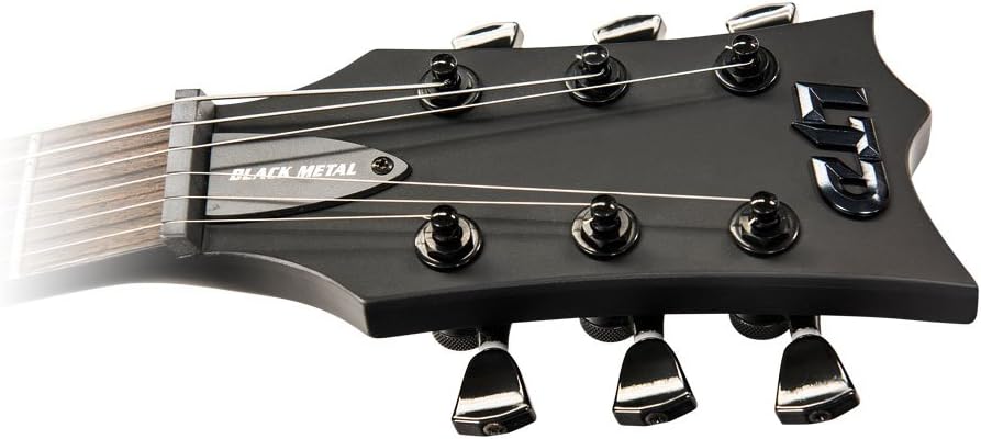 ESP LTD EC-Black Metal - Black Satin — view 5