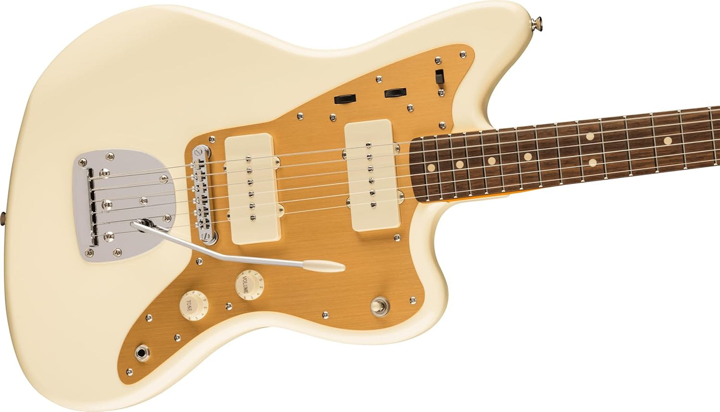 Squier J Mascis Jazzmaster Electric Guitar, with 2-Year Warranty, Vintage White, Laurel Fingerboard — view 5
