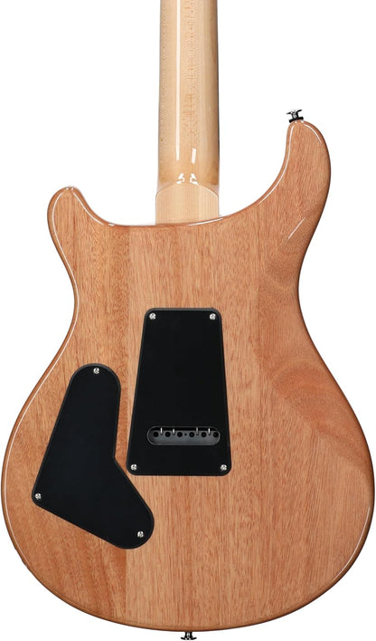 PRS SE Custom 24 Exclusive, Blue Matteo Natural Back — view 8