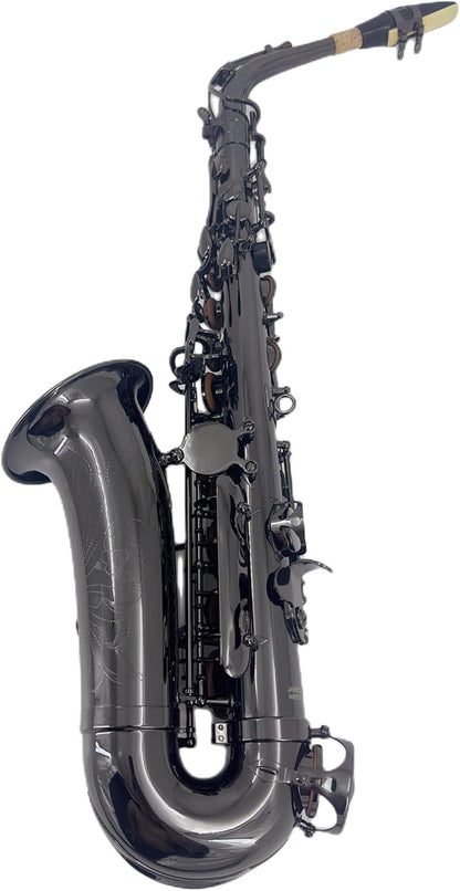 JAS-802 Alto Saxophone E Flat Black Color Beginner/Performer — view 2