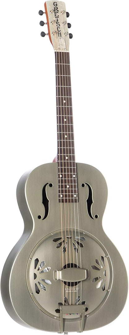 Gretsch G9201 Honey Dipper Round-Neck Metal Resonator - Brass Body, Padauk Fingerboard