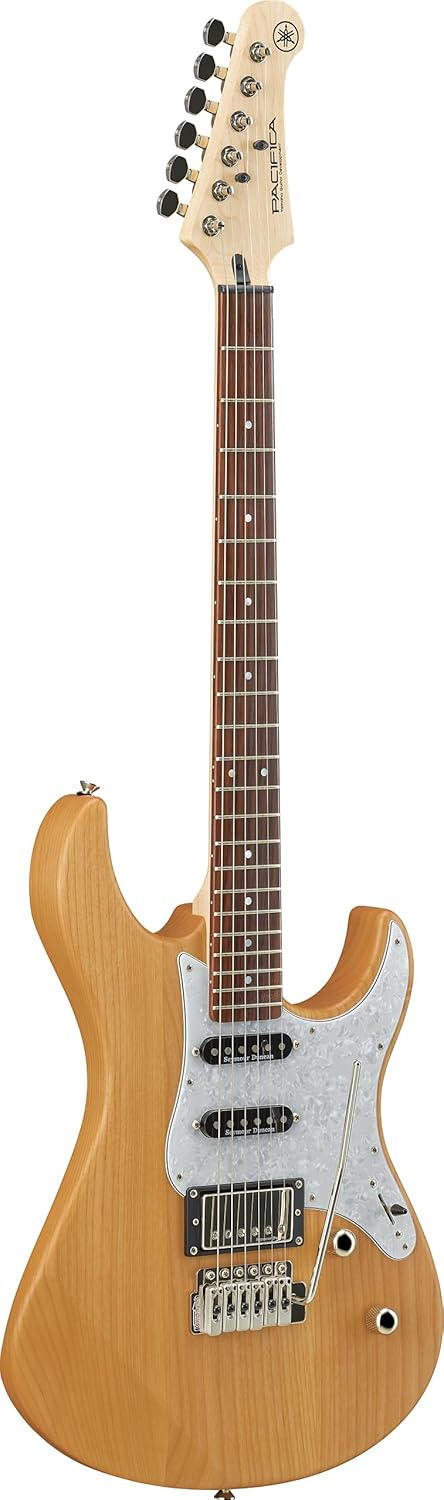 Yamaha Pacifica PAC612VIIX Electric Guitar; Yellow Natural Stain — view 2