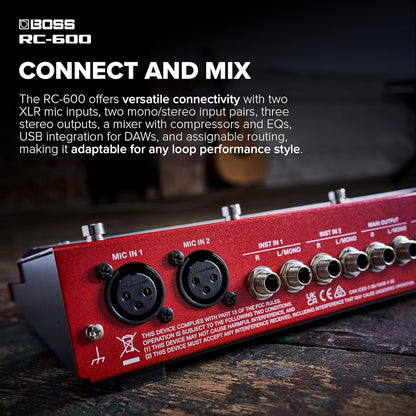 BOSS RC-600 Floor-Based Loop Station for Looping Musicians — view 5