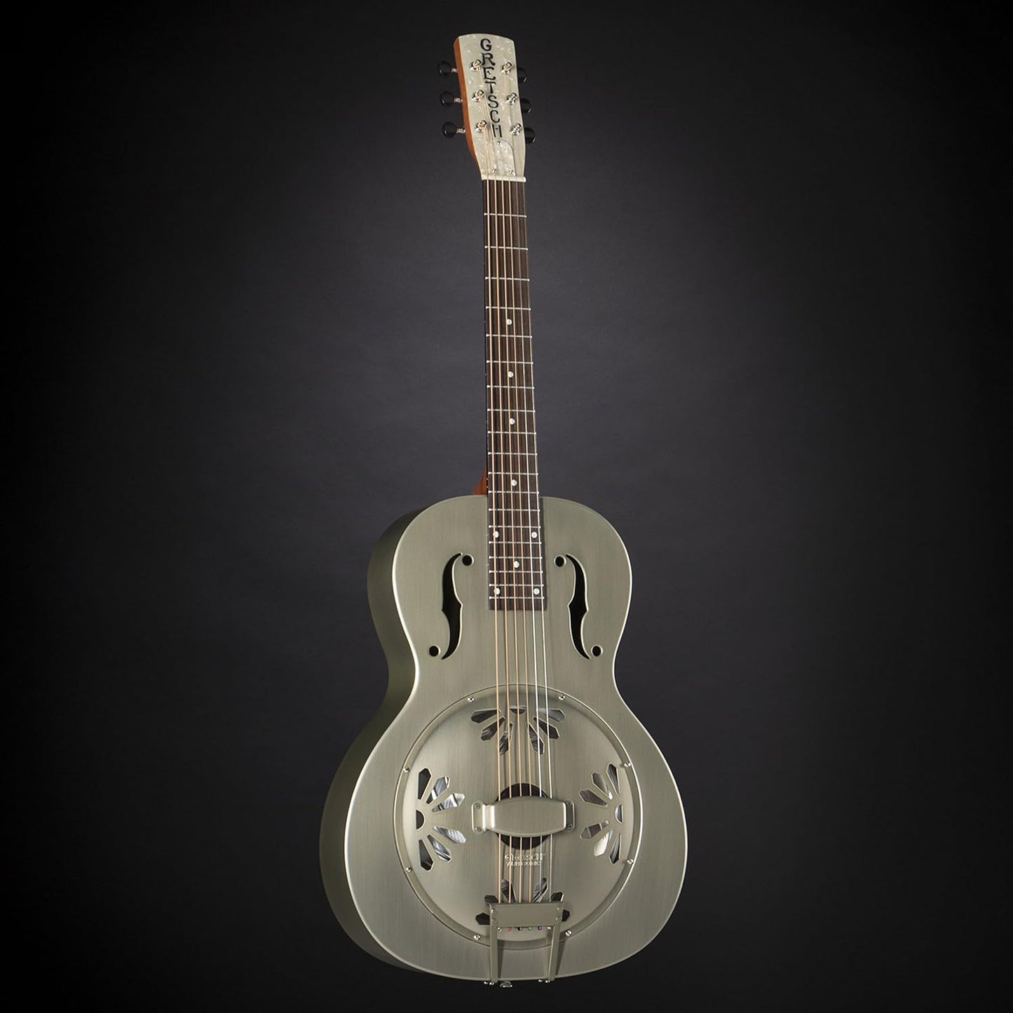 Gretsch G9201 Honey Dipper Round-Neck Metal Resonator - Brass Body, Padauk Fingerboard — view 9