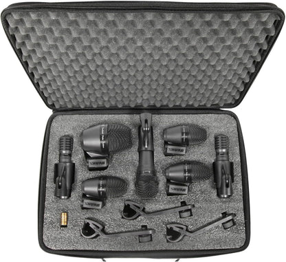 Shure PG ALTA 7-Piece Drum Microphone Kit for Performing and Recording Drummers - Includes Mics, Mounts and Cables with options for Kick Drums, Snare, Rack/Floor Toms, Congas and Cymbals (PGADRUMKIT7) — view 7