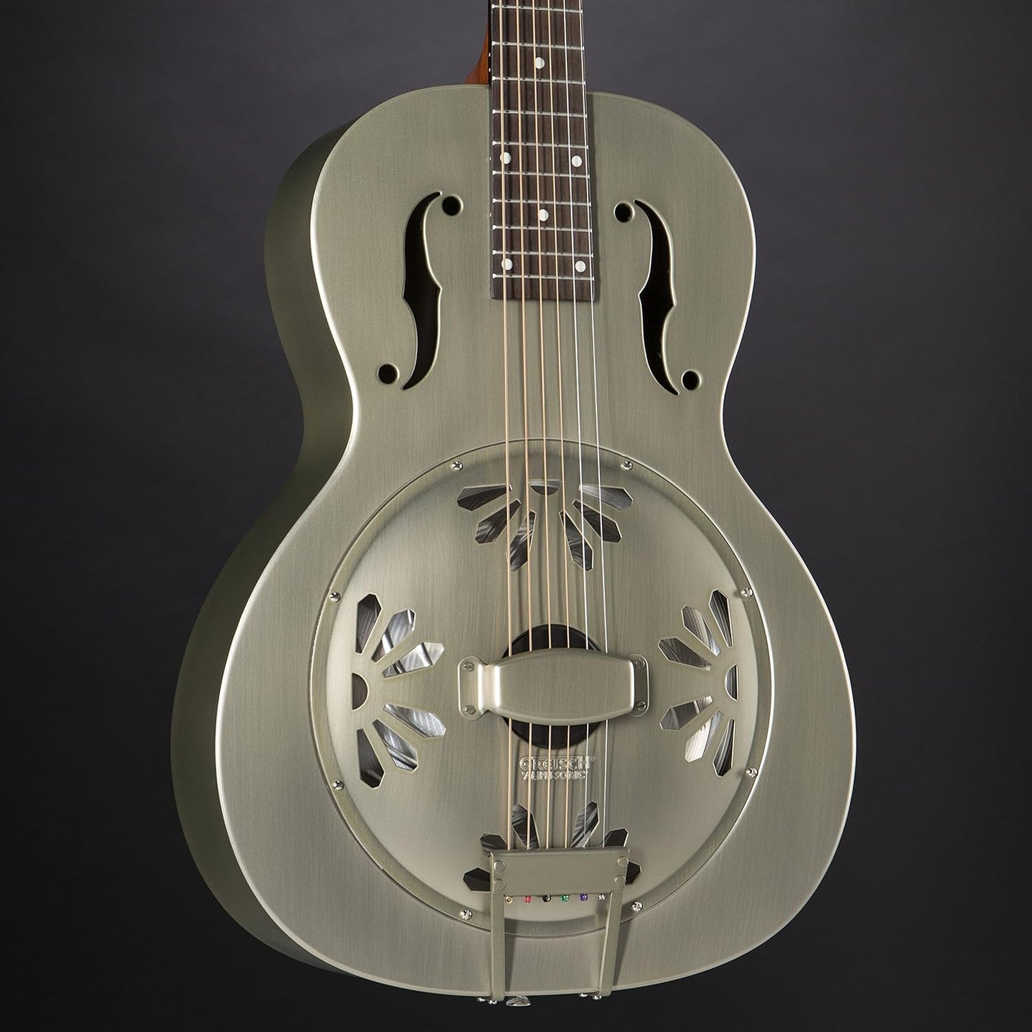 Gretsch G9201 Honey Dipper Round-Neck Metal Resonator - Brass Body, Padauk Fingerboard — view 6