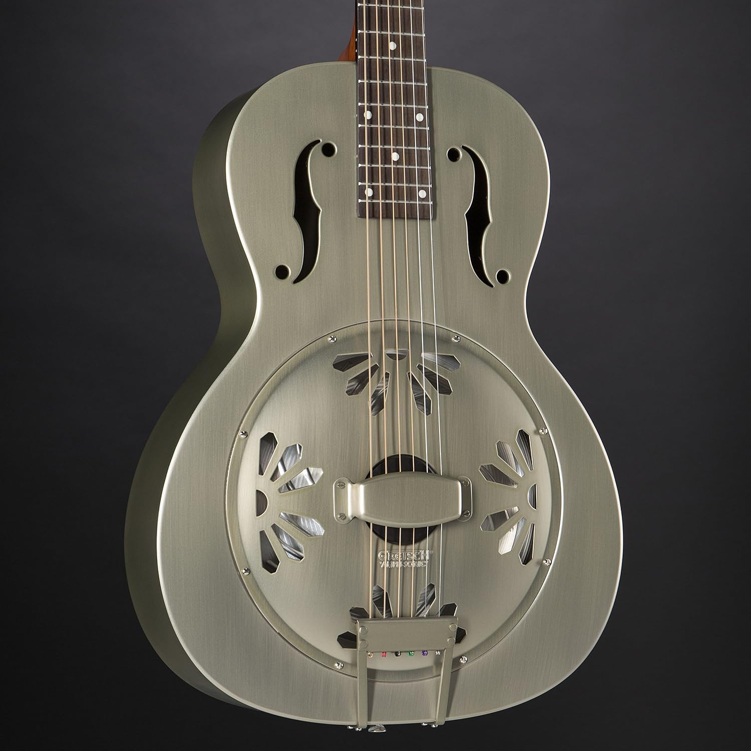 Gretsch G9201 Honey Dipper Round-Neck Metal Resonator - Brass Body, Padauk Fingerboard — view 6